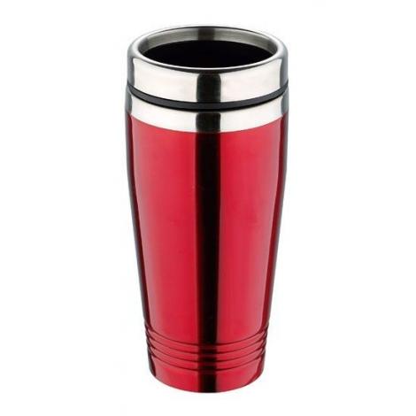 Thermostat stainless steel 425ml, red