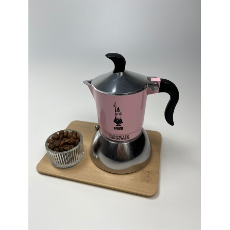 Bialetti Moka Induction Fiammetta -  2 šálky růžová NEW
