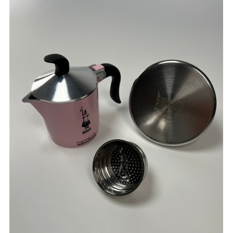 Bialetti Moka Induction Fiammetta -  2 šálky růžová NEW