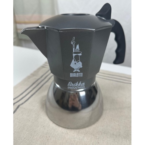 Moka pot Bialetti Brikka Induction 4 grey USED/ DISCOUNT