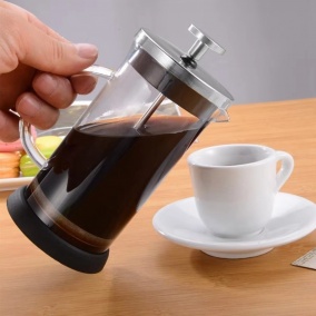 French press 350ml Kaffia černý nerez 2