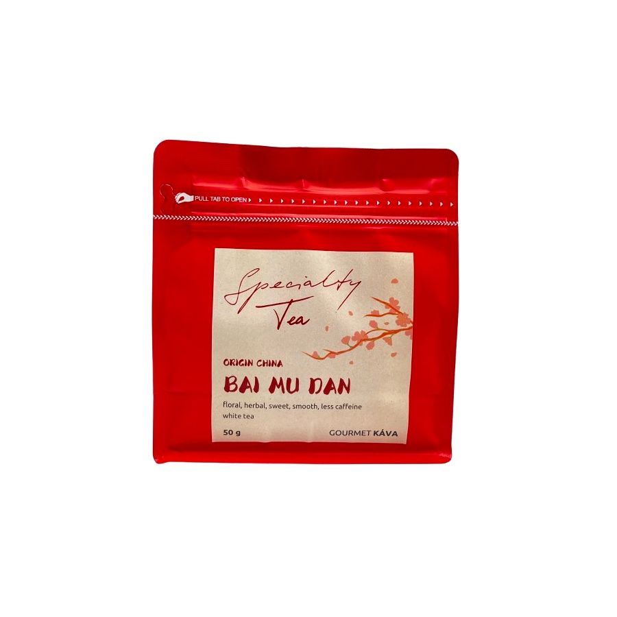 Bílý čaj Bai Mu Dan / Bílá pivoňka 50g Specialty Tea