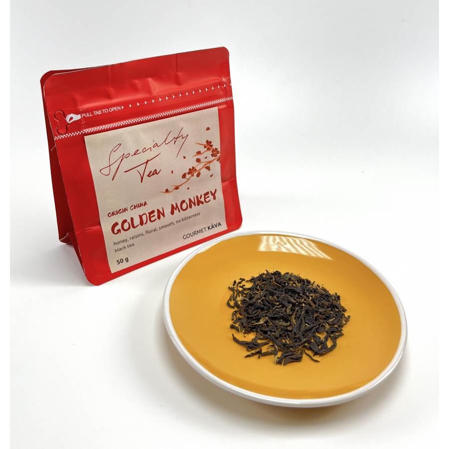 Černý čaj Jin Hou / Zlatá opice 50g Specialty Tea