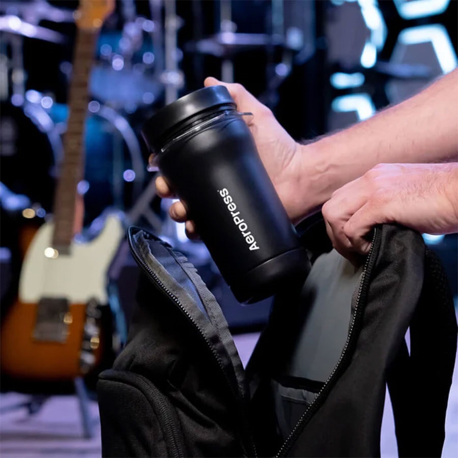 Aeropress GO Plus Travel System - černý