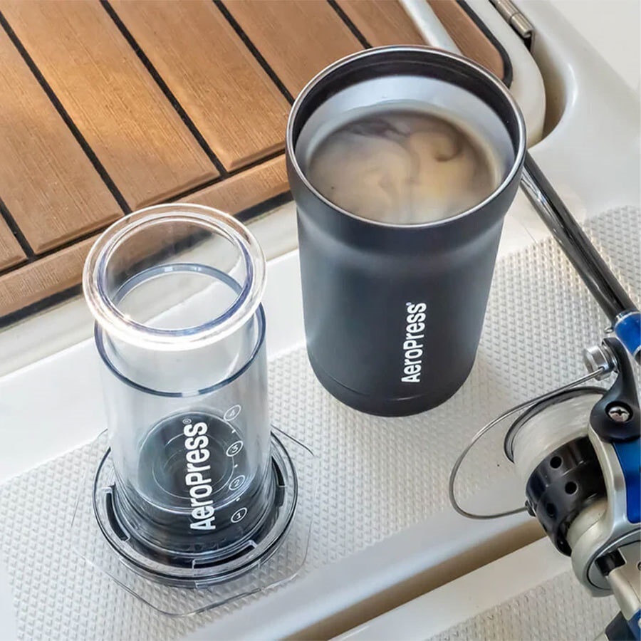Aeropress GO Plus Travel System - černý