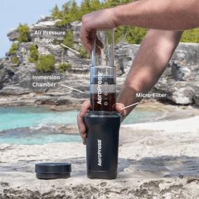 Aeropress GO Plus Travel System - black 2