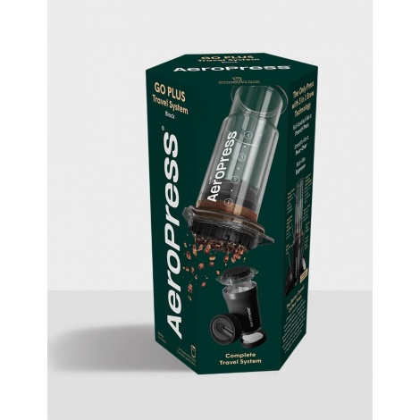 Aeropress GO Plus Travel System - black