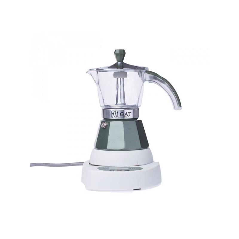 GAT Vintage 2-4 electric moka kettle green