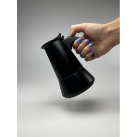 Moka konvice Kaffia Black 4 šálky - černá 2