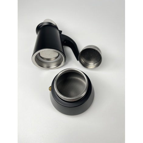 Moka konvice Kaffia Black 4 šálky - černá