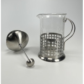 French press 1L Kaffia Gourmet stainless steel 2