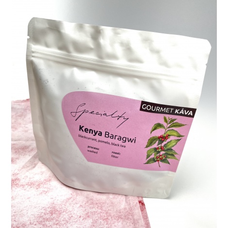 GourmetKáva Specialty Kenya Baragwi - Guama AA 250g