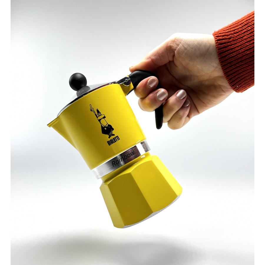Bialetti Rainbow 3 žlutá moka konvice