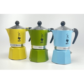 Bialetti Rainbow 3 blue moka pot 2