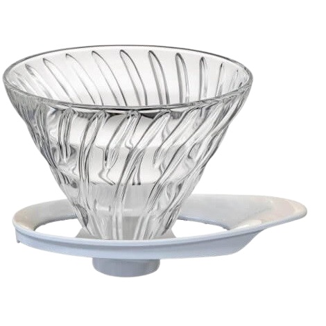 Hario Dripper V60-02 skleněný - bílý (VDGR-02W)