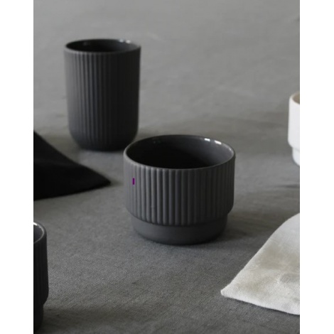 Kaffia Style Cappuccino Cup 230 ml - dark grey