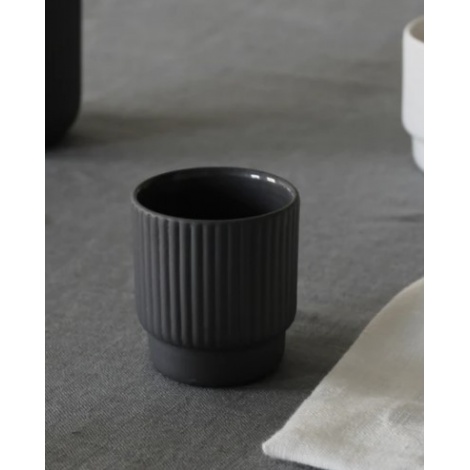 Šálek Kaffia Style Espresso 80 ml - tmavě šedá