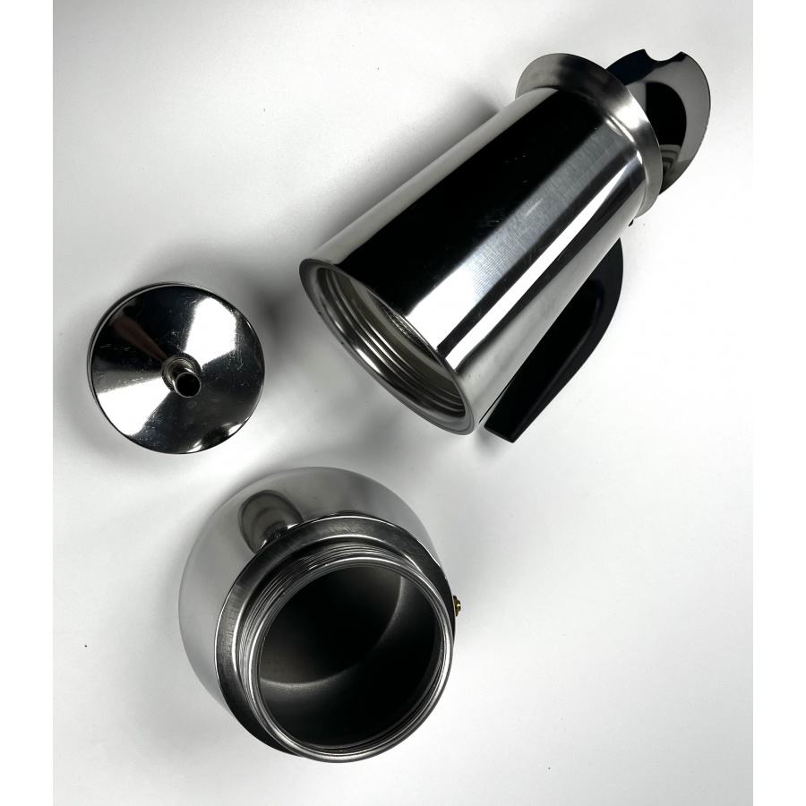 Moka pot Kaffia 4 cups stainless steel