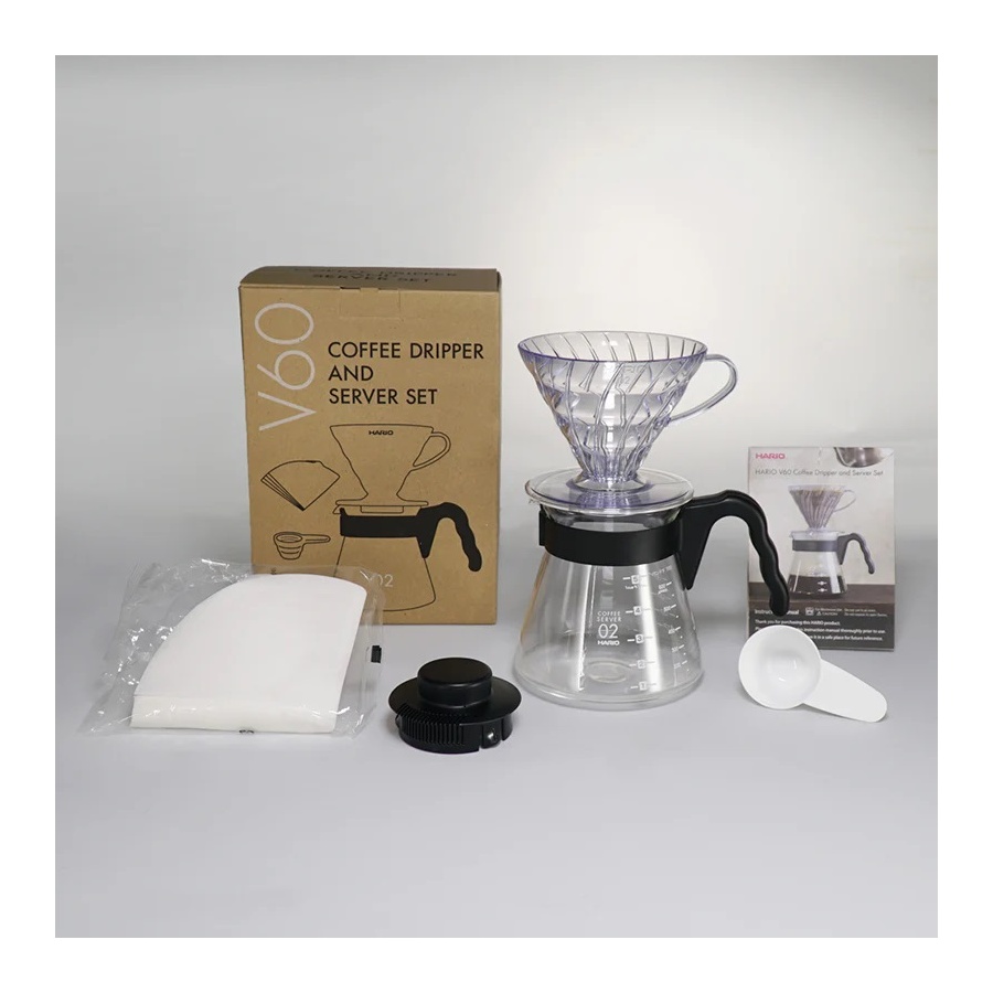 Hario V60 Pour Over Craft - Black (VCND-02B-EX)