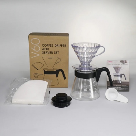 Hario V60 Pour over Craft - černý (VCND-02B-EX)