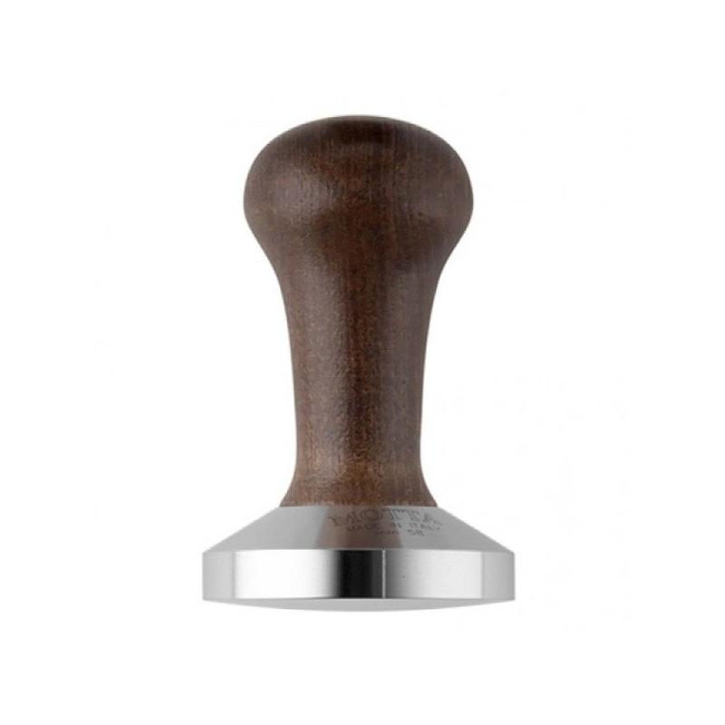 Tamper Motta 58mm nerez/dřevo