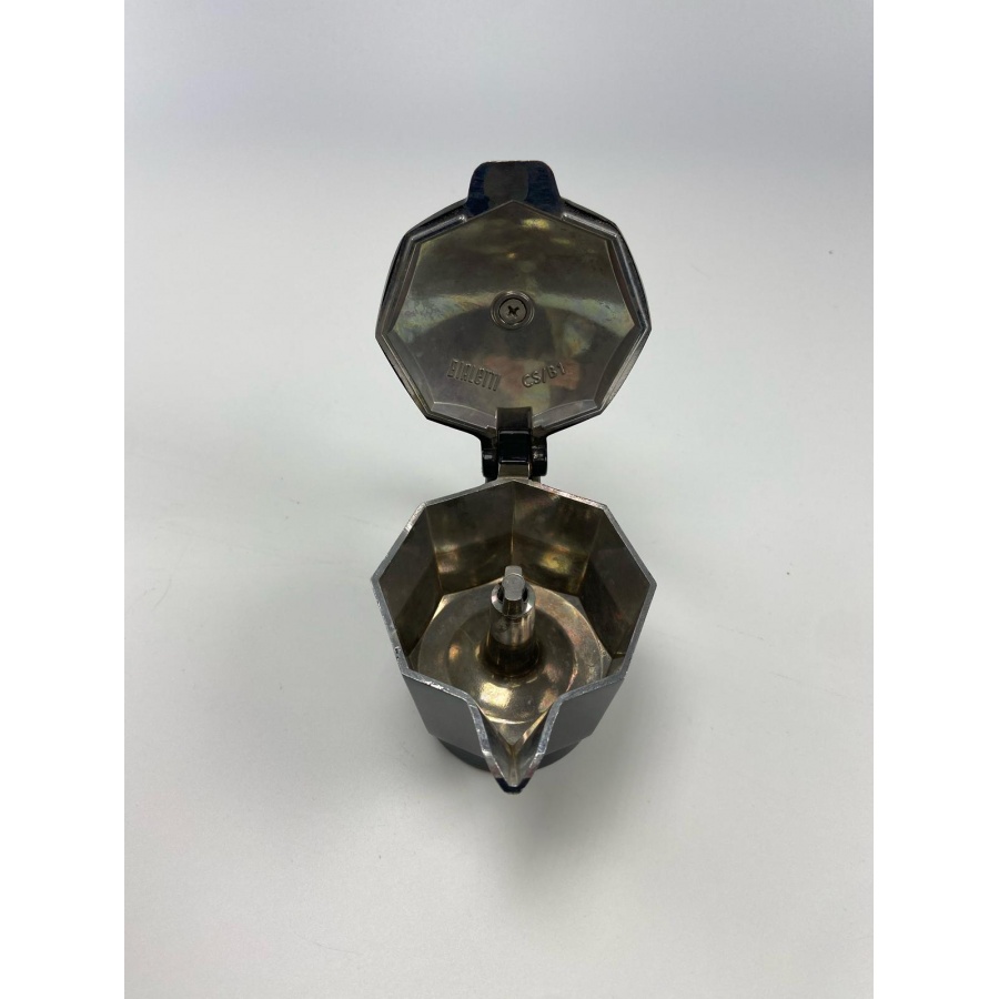 Outlet – Bialetti Moka Induction 2-Cup Moka Pot, Black – USED