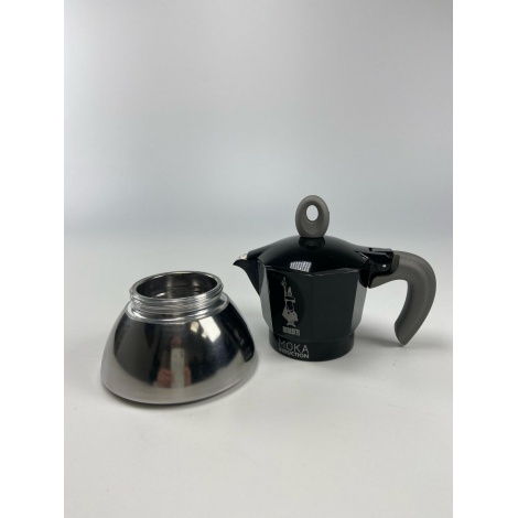 Bialetti Moka Induction 2 šálky černá NEW- POUŽITÁ/SLEVA