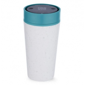 Circular Cup (rcup) Chalk and Aquamarine 340 ml