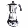 Elektrická moka konvice Bialetti Moka Timer pro 6 šálků pro přípravu silné čerstvé kávy kdekoliv, kde se zrovna nacházíte.
