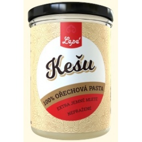 Lepé Kešu máslo 400g - 100% přírodní ořechová pasta