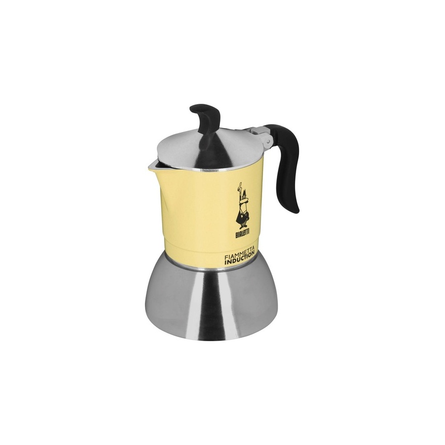 Bialetti Moka Induction Fiammetta -  2 šálky žlutá NEW