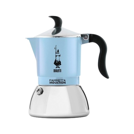 Bialetti Moka Induction Fiammetta - 2 šálky světle modrá NEW