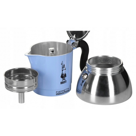 Bialetti Moka Induction Fiammetta - 2 šálky světle modrá NEW