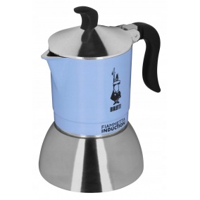 Bialetti Moka Induction Fiammetta - 2 cups light blue NEW 2