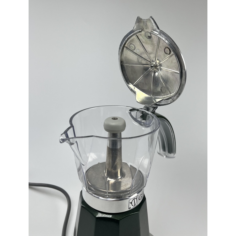 G.A.T. Vintage 4-6 elektrická moka konvice zelená - POUŽITÁ/SLEVA