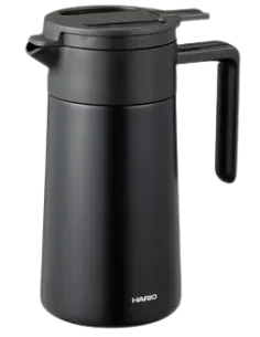 Hario 600 ml thermo jug with ceramic surface - BLACK