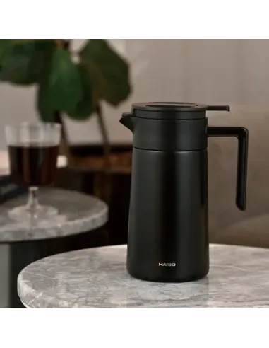 Termokonvice Hario 600 ml s keramickým povrchem - ČERNÁ