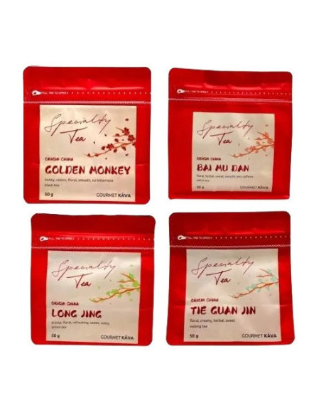 Degustační set  3+1 sypaných čajů Specialty tea