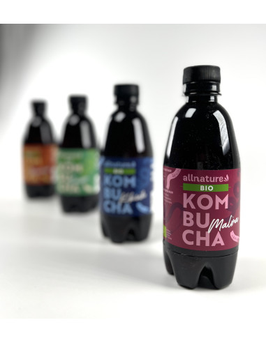 Allnature Kombucha Malina BIO 330 ml