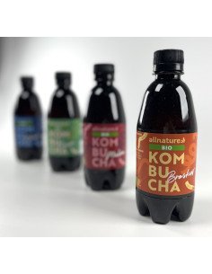 Allnature Kombucha Peach BIO 330 ml 2