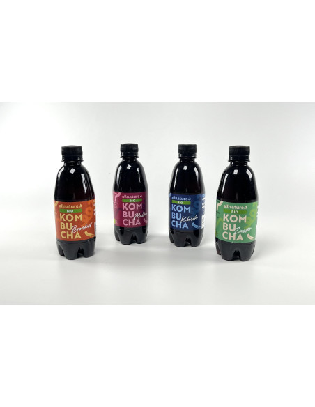 Allnature Kombucha Broskev BIO 330 ml