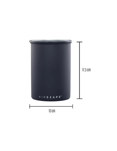 Airscape dóza na kávu 500g - Charcoal