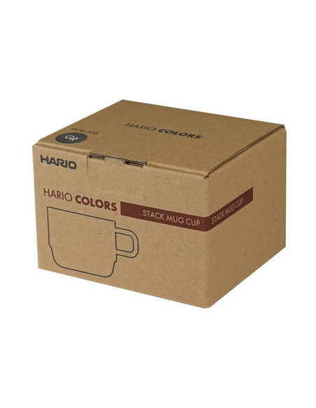 Hario Colors Stack Mug Cup sklenička 300 ml - Šedá