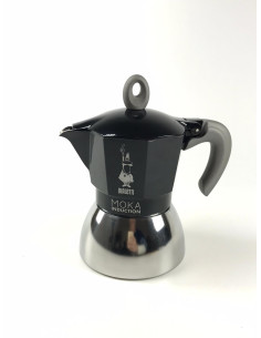 Bialetti Moka Induction 4 cups black - Cosmetic defect / DISCOUNT 2