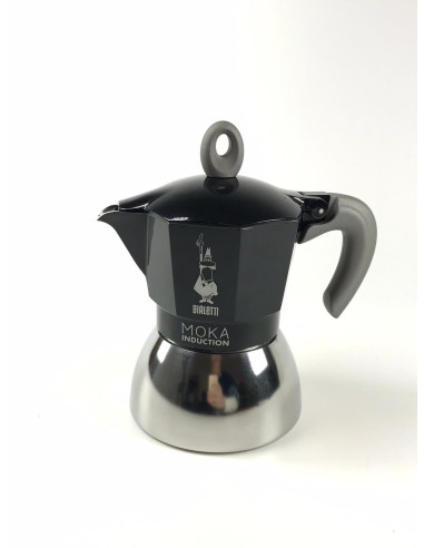 Bialetti Moka Induction 4 cups black - Cosmetic defect / DISCOUNT