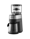 The Sencor SCG 5060BK electric coffee grinder with flat steel grinding stones guarantees a fast, even and precise grind. It offers 30 levels of coarseness, a 200g coffee hopper, automatic dosing for 1-12 cups and the option of direct grinding into the portafilter. A great choice for all lovers of freshly ground coffee.