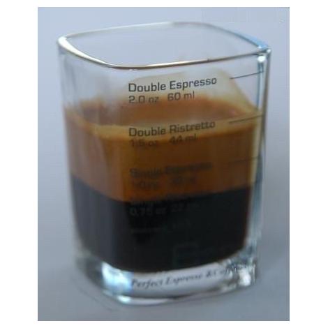 Sklenička na esspresso (odměrka)