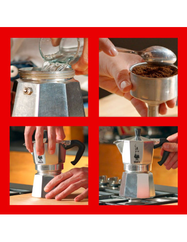 BAZAR - Bialetti Moka Express 2 cups - Estetická váda