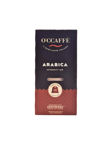 O'Ccaffé Arabica capsules for Nespresso® 10 pcs