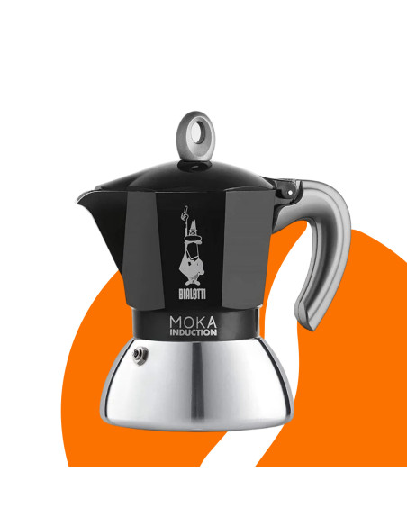 Bialetti Moka Induction 4 cups black NEW